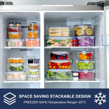 Load image into Gallery viewer, Complete 60-Piece BPA-Free Storage Set - Snap Closure, Labels &amp; Marker Included