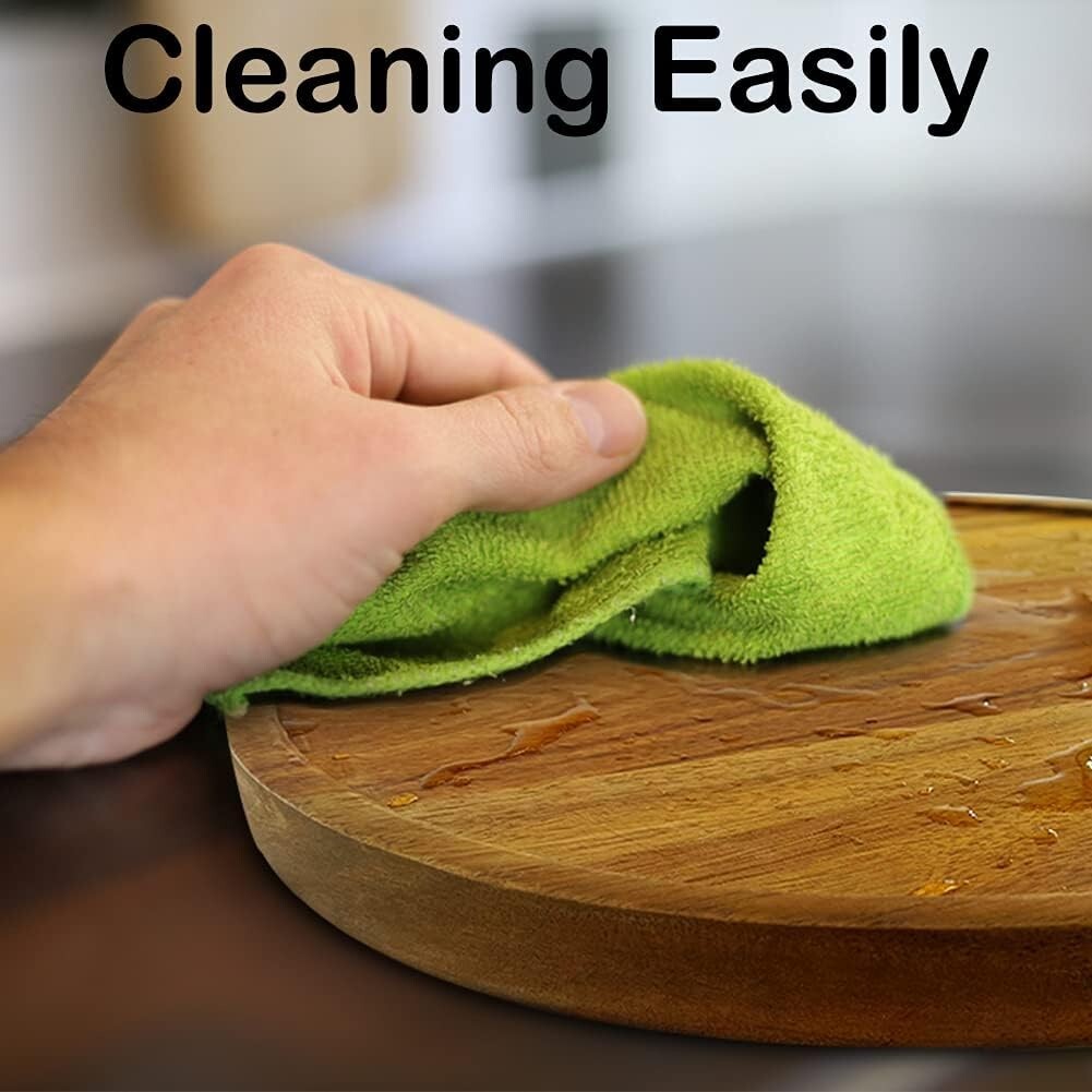 Elegant 14 Inch Acacia Wood Lazy Susan - Durable Kitchen Turntable Organizer