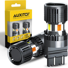 Load image into Gallery viewer, High Brightness Switchback LED Bulbs 3157 - Dual Function Amber/White, 2 Pack