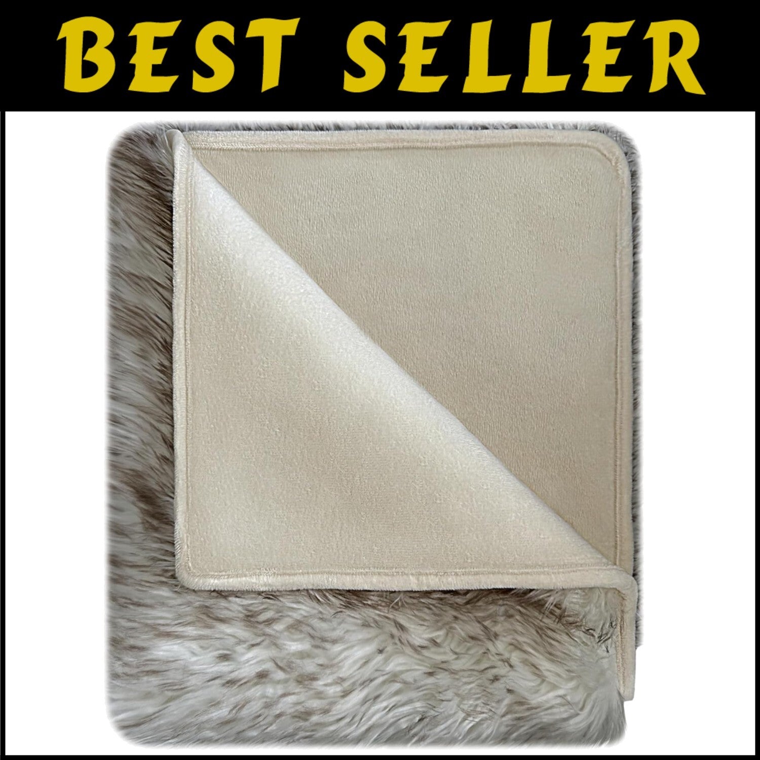Versatile 80” x 60” Waterproof Pet Blanket - Machine Washable Faux Fur Cover