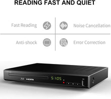 Load image into Gallery viewer, Lightweight Blu-Ray Player with USB Input &amp; Dolby Surround Sound - Black