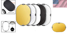Load image into Gallery viewer, Reflective Lighting Solutions: 5-in-1 Oval Reflector with Translucent Panel