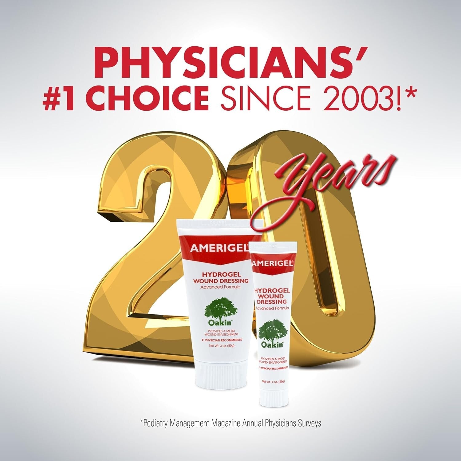 Hydrogel Wound Dressing 3 oz - Gentle, Moisture-Rich Healing for Skin Issues