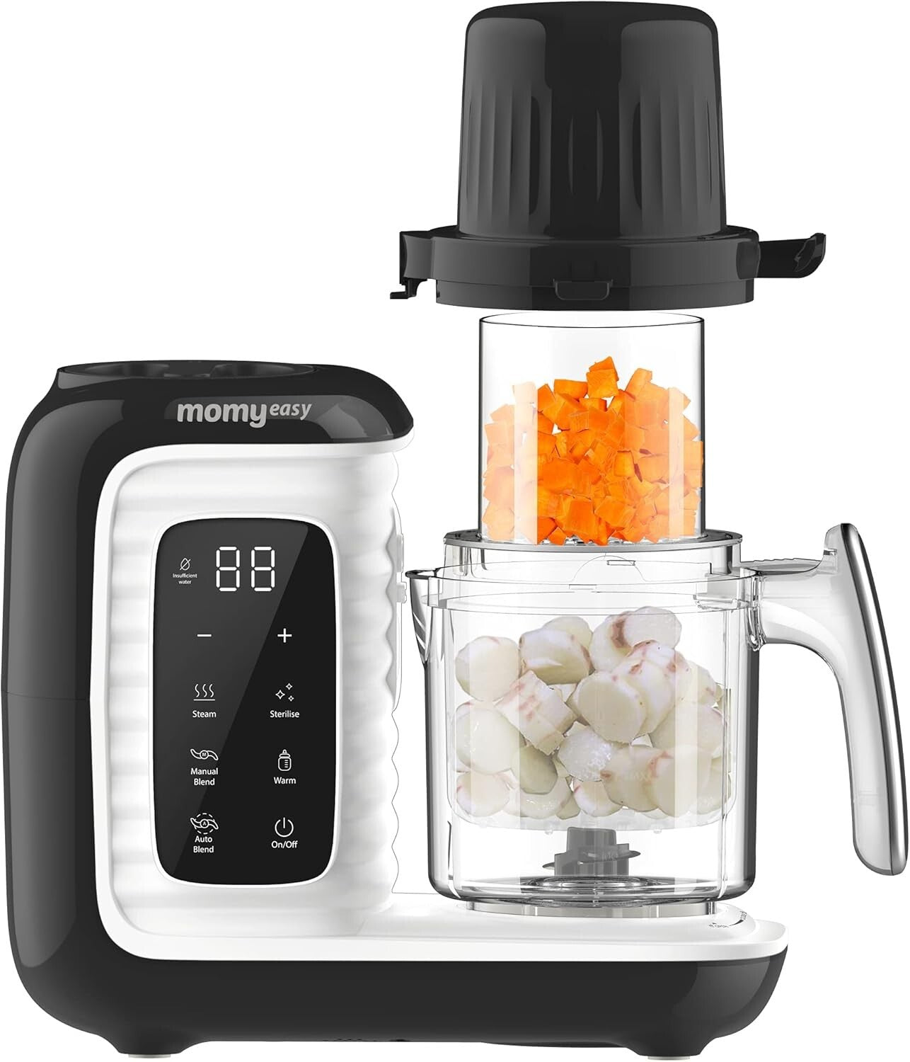 All-in-One Baby Food Maker: Steamer, Chopper & Warmer with Nutrient Preservation