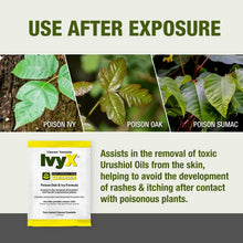 Load image into Gallery viewer, USA Made Ivy X Poison Ivy Treatment Wipes - 50 Pack for Every Outdoor Adventure
