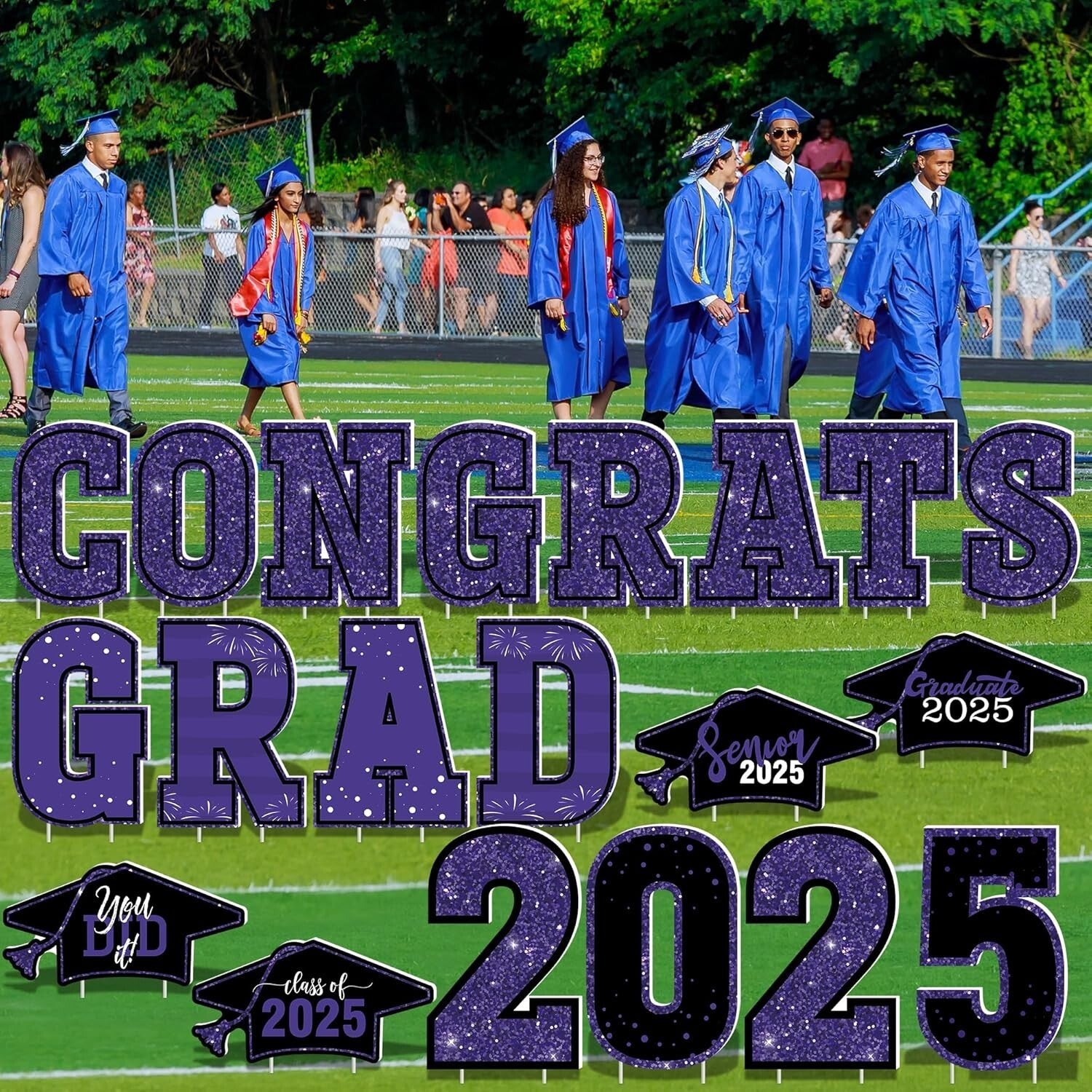 Inspirational Graduation Yard Signs - 20 PCS, Perfect for Class of 2025 Parties