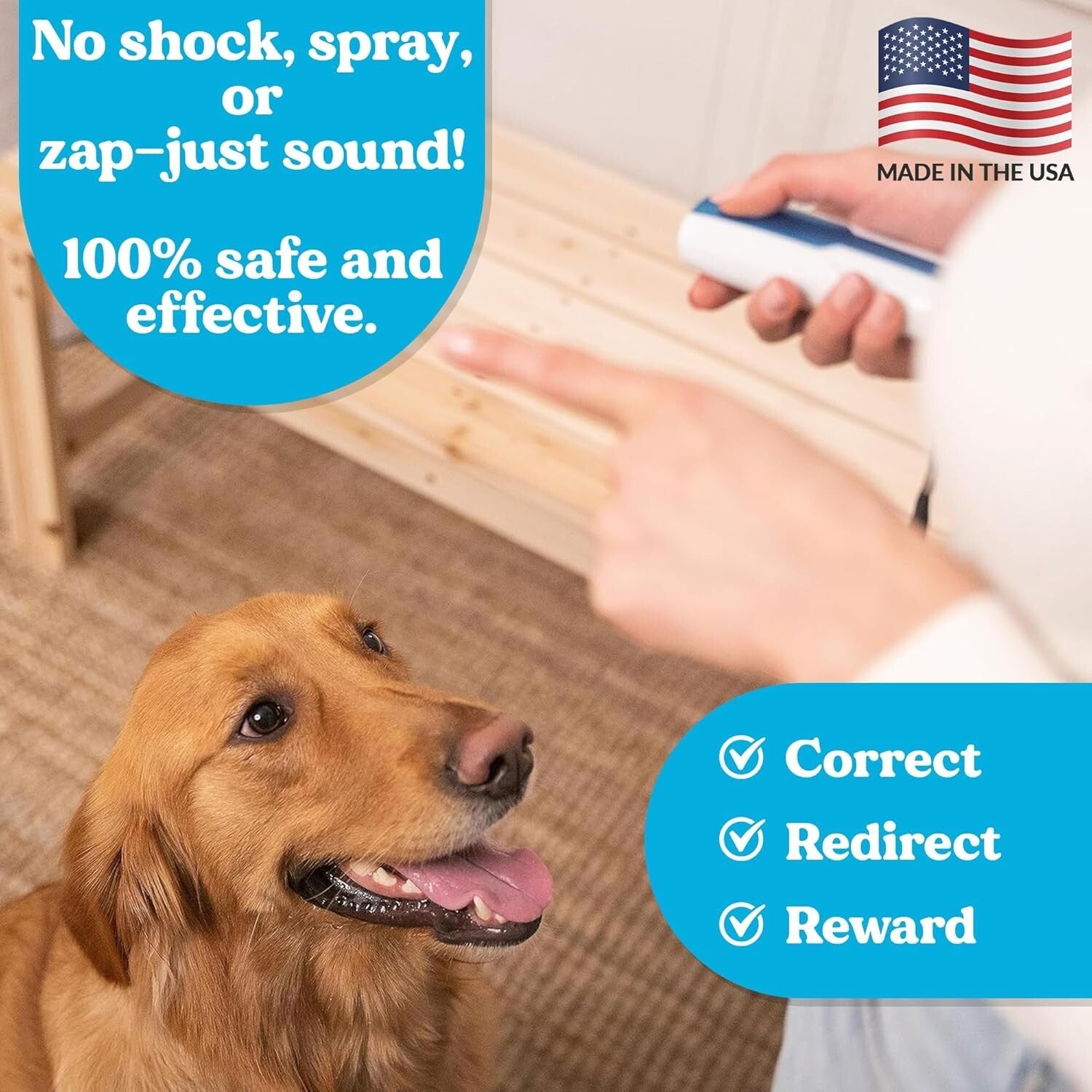 Electronic Dog Training Bark Control Device - Train Unwanted Behaviors Safely
