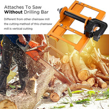 Load image into Gallery viewer, Vertical Chainsaw Mill for Precise Lumber Cutting - Portable Steel Tool in Or...