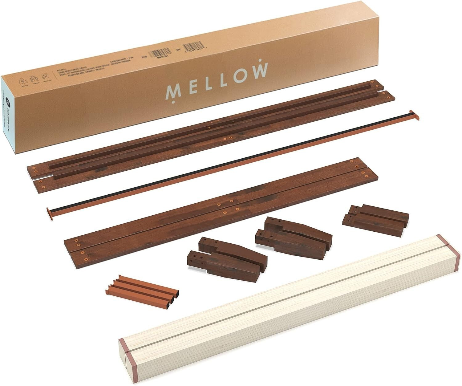 Elegant Full Size Wooden Platform Bed | Easy Assembly & No Box Spring Needed