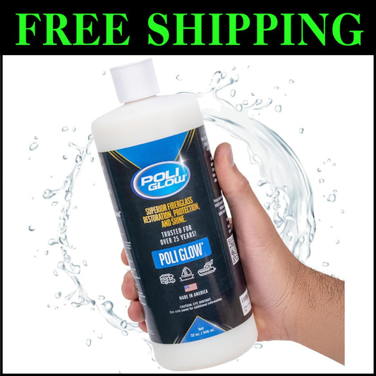 Advanced Acrylic 32 Oz Polish for Boats & RVs - Long-Lasting Shine & Protection