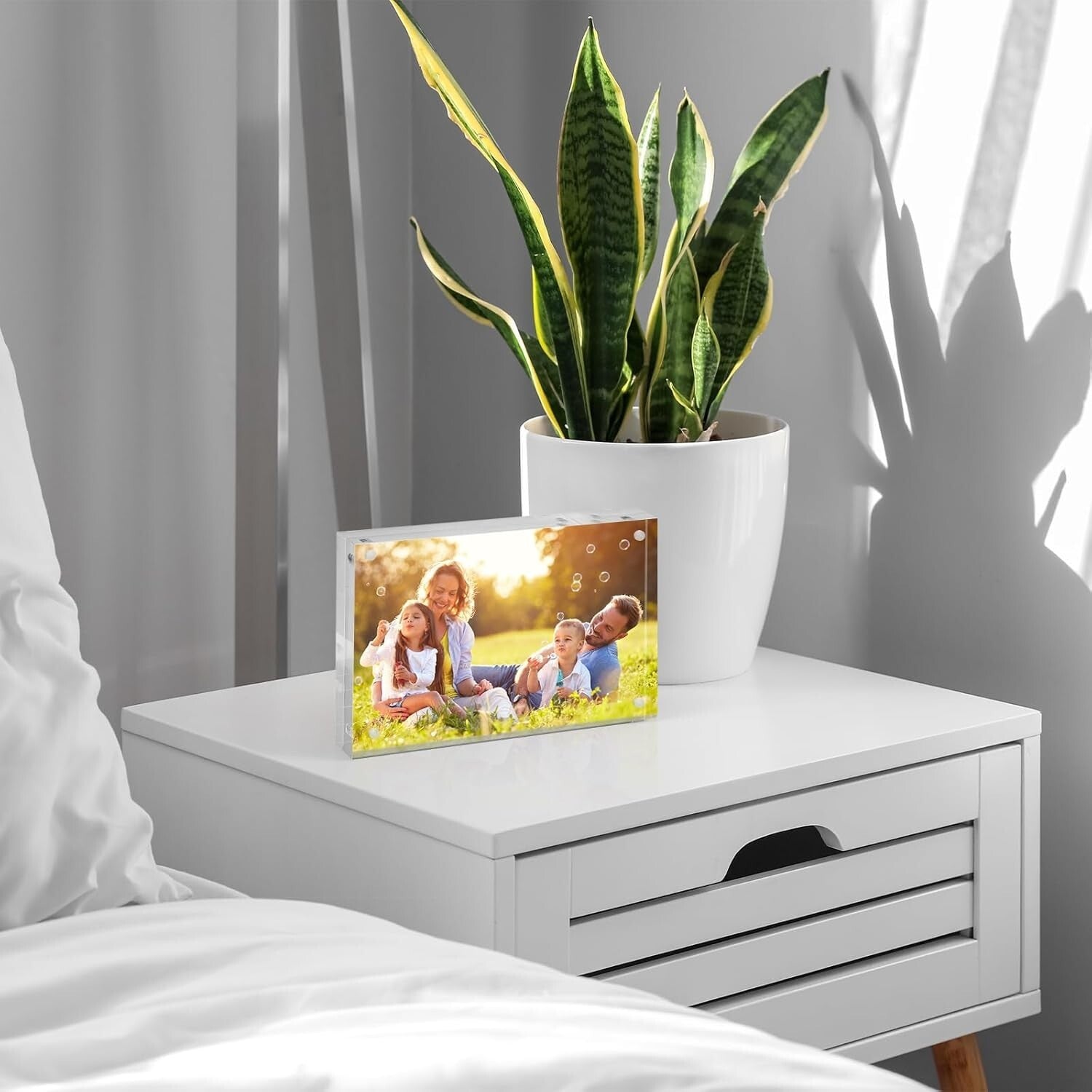 Double-Sided 4x6 Acrylic Frames 6 Pack - Perfect for Home or Office Display