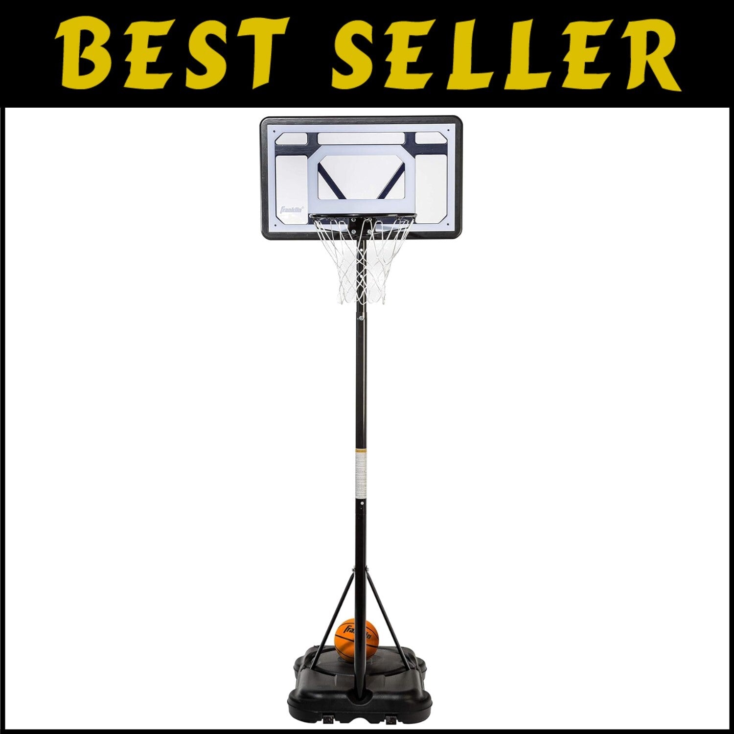 Complete Mini Basketball Set for Kids - Adjustable Height & Includes Basketball