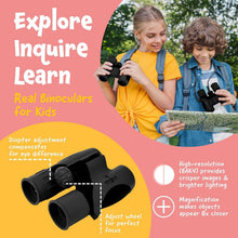 Load image into Gallery viewer, Think Peak Kids Binoculars - 8x Magnification Compact Adventure Toy for Ages 4-8