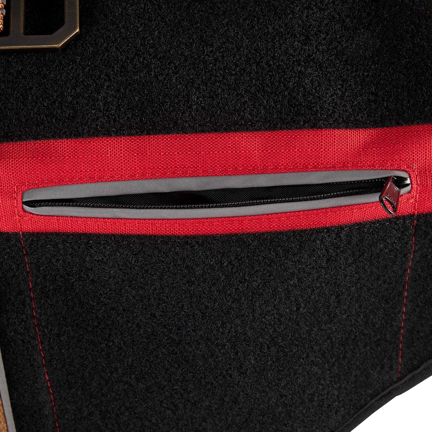 Small Service Dog Vest in High-Risk Red - Adjustable & Reflective Harness