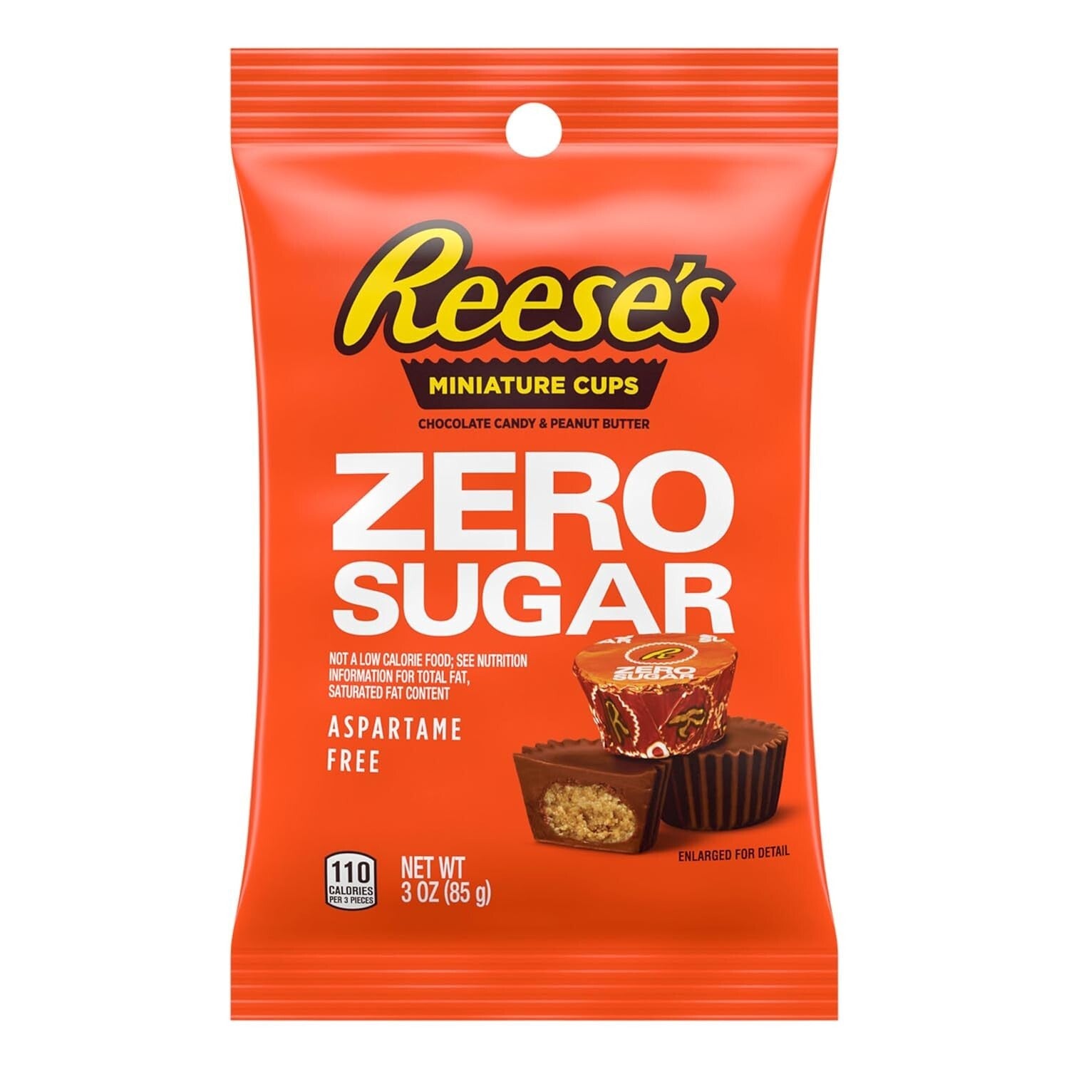Deliciously Guilt-Free Zero Sugar Chocolate Peanut Butter Cups - 12 Count Bags