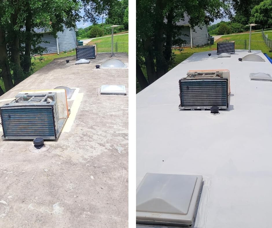 4.75 Gallon RV Roof Coating - Durable Liquid Sealant for Maximum Roof Defense