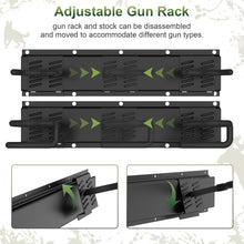 Load image into Gallery viewer, Durable Steel Wall-Mounted Gun Rack - Adjustable Display for Shotguns &amp; Rifles