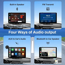 Load image into Gallery viewer, Portable 9-Inch Carplay Screen with 1080p Backup Camera &amp; GPS Navigation