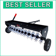 Load image into Gallery viewer, Versatile 40" Spike Aerator with 12 Tip Stars and Heavy-Duty Universal Hitch