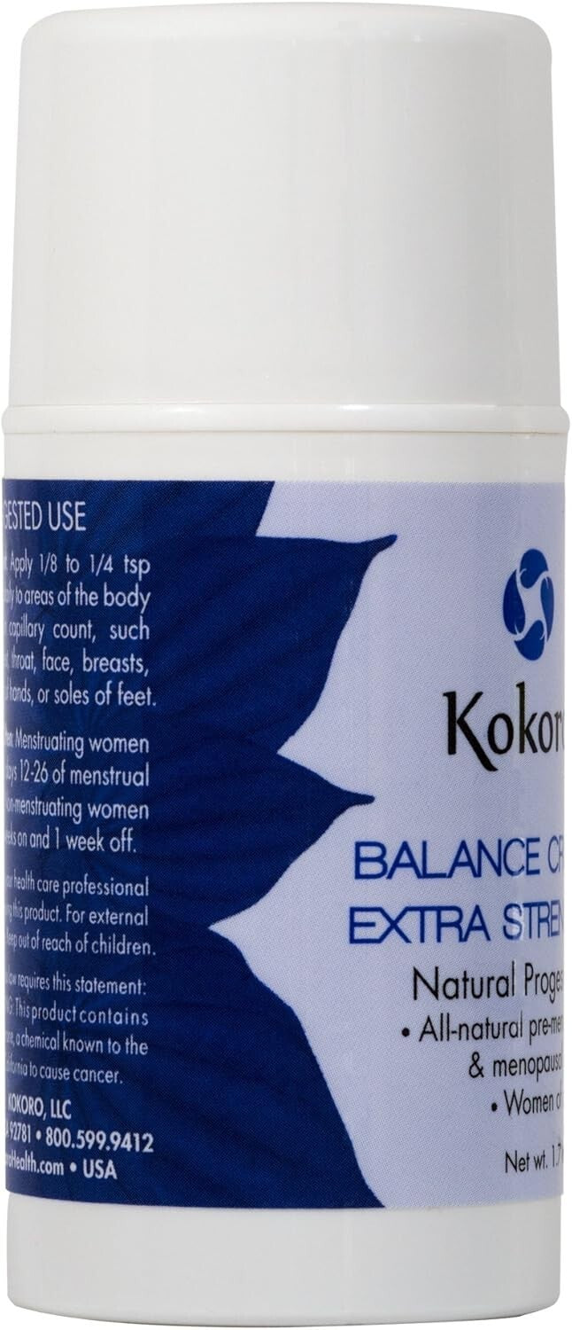 Professional Strength Natural Progesterone Cream - 1.7 oz Pump, PETA Approved