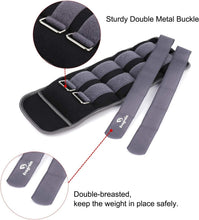 Load image into Gallery viewer, Comfort Fit 7.5 Lbs Ankle Weights for Jogging, Aerobics, and Physical Therapy