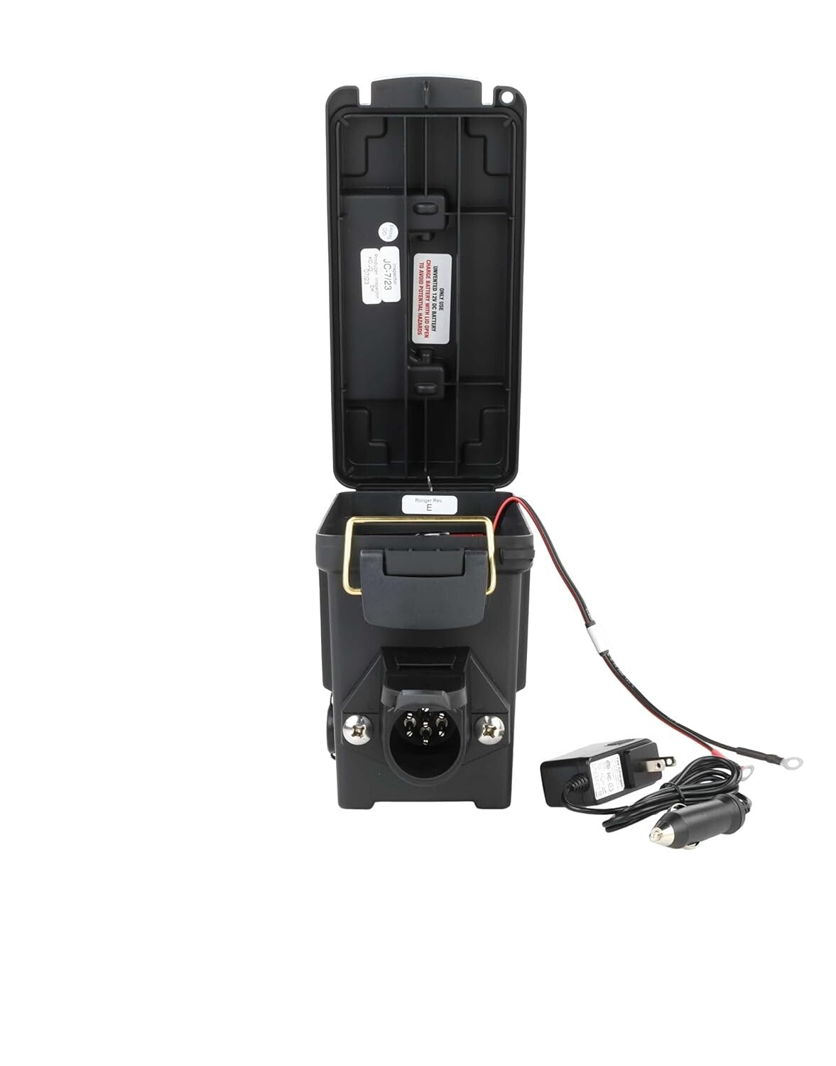 Multi-Functional Battery Powered 7-Way Round Pin Tester with Trickle Charger