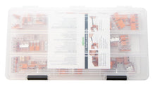 Load image into Gallery viewer, Professional 75pc Wire Connector Set with DIN Rail Mount and Compartment Case