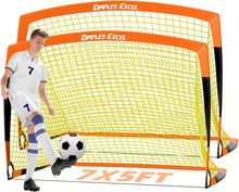 Load image into Gallery viewer, Eco-Friendly Backyard Soccer Goals for Kids | Age 6+ | (3x2.2, 5x3.6 FT)