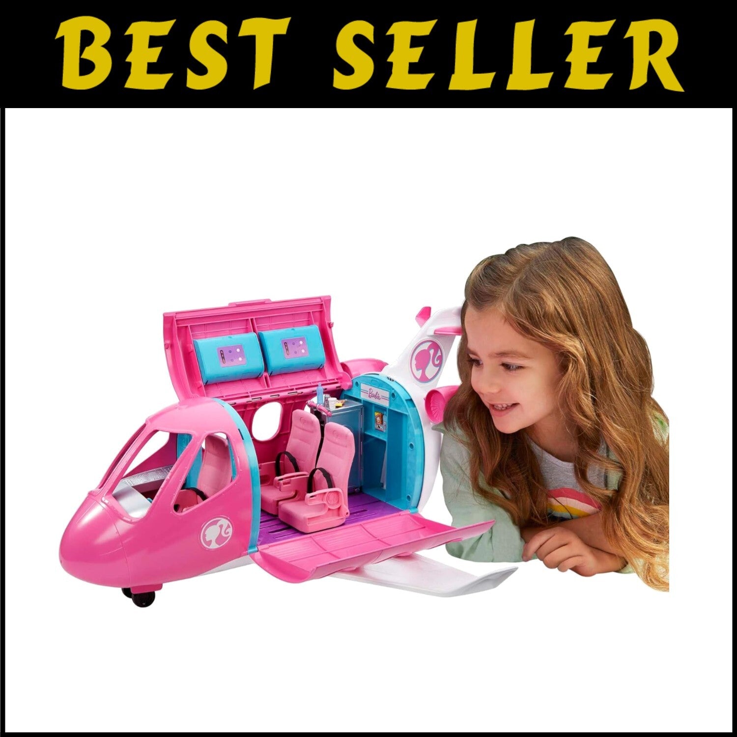 Adventure Awaits! Dreamplane Airplane Playset with Puppy & Travel Accessories