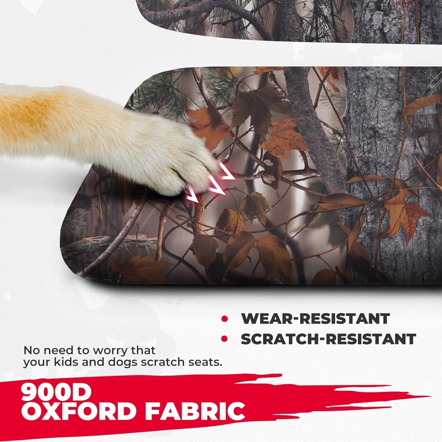 Long-Lasting Camo Seat Covers for Polaris Ranger 500 700 800 - Waterproof Design