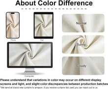 Load image into Gallery viewer, Luxury 2-Panel Blackout Curtains - Natural Linen Blended Pinch Pleat Style 90”