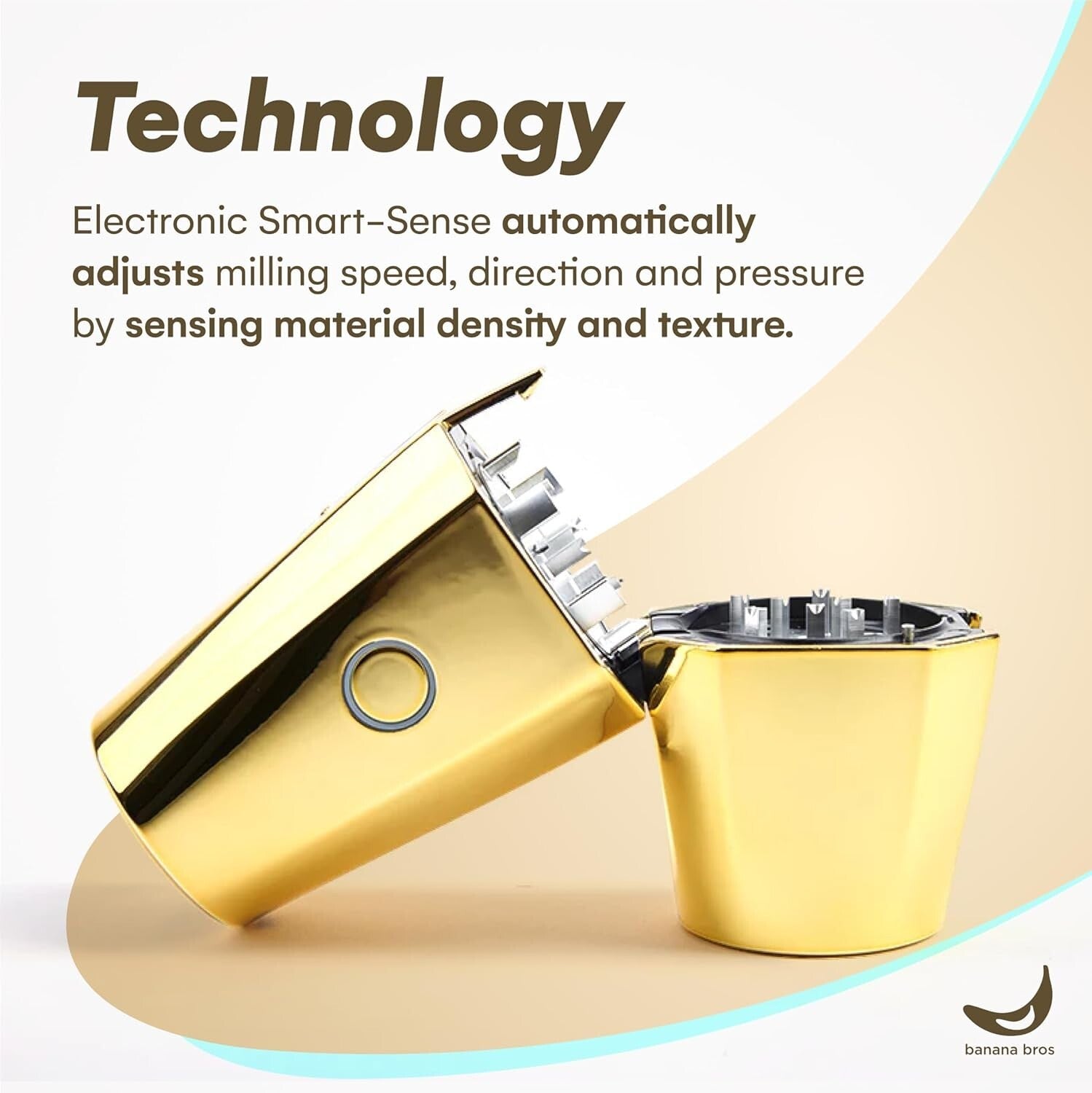 AI-Powered Gold OTTO Electric Grinder for Herbs & Spices - Complete Kit Included