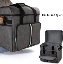 Load image into Gallery viewer, Ergonomic Kitchen Mixer Carrying Bag - Fits 6-8 Quart Mixers with Pockets
