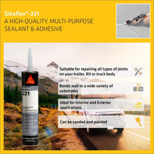 Load image into Gallery viewer, Professional-Grade Flex-221 Polyurethane Sealant - Permanent, Low Odor, Safe