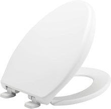 Load image into Gallery viewer, Heavy-Duty White Toilet Seat with Whisper Close and Enhanced Hygiene Features