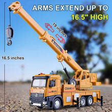 Load image into Gallery viewer, Imaginative Play Crane Truck Toy with Realistic Sounds - Perfect Gift for Kids