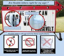 Load image into Gallery viewer, Premium 8” Flexible Letters and Numbers for Custom Outdoor Signage - 300 Pieces