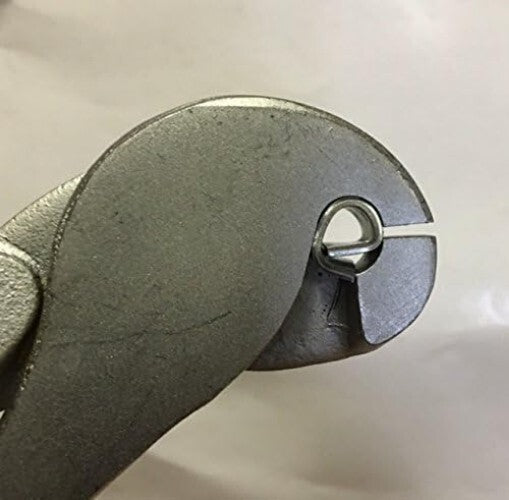 Alloy Steel J-Clip Pliers & 2 lbs of Clips, Ideal for DIY Cage Projects