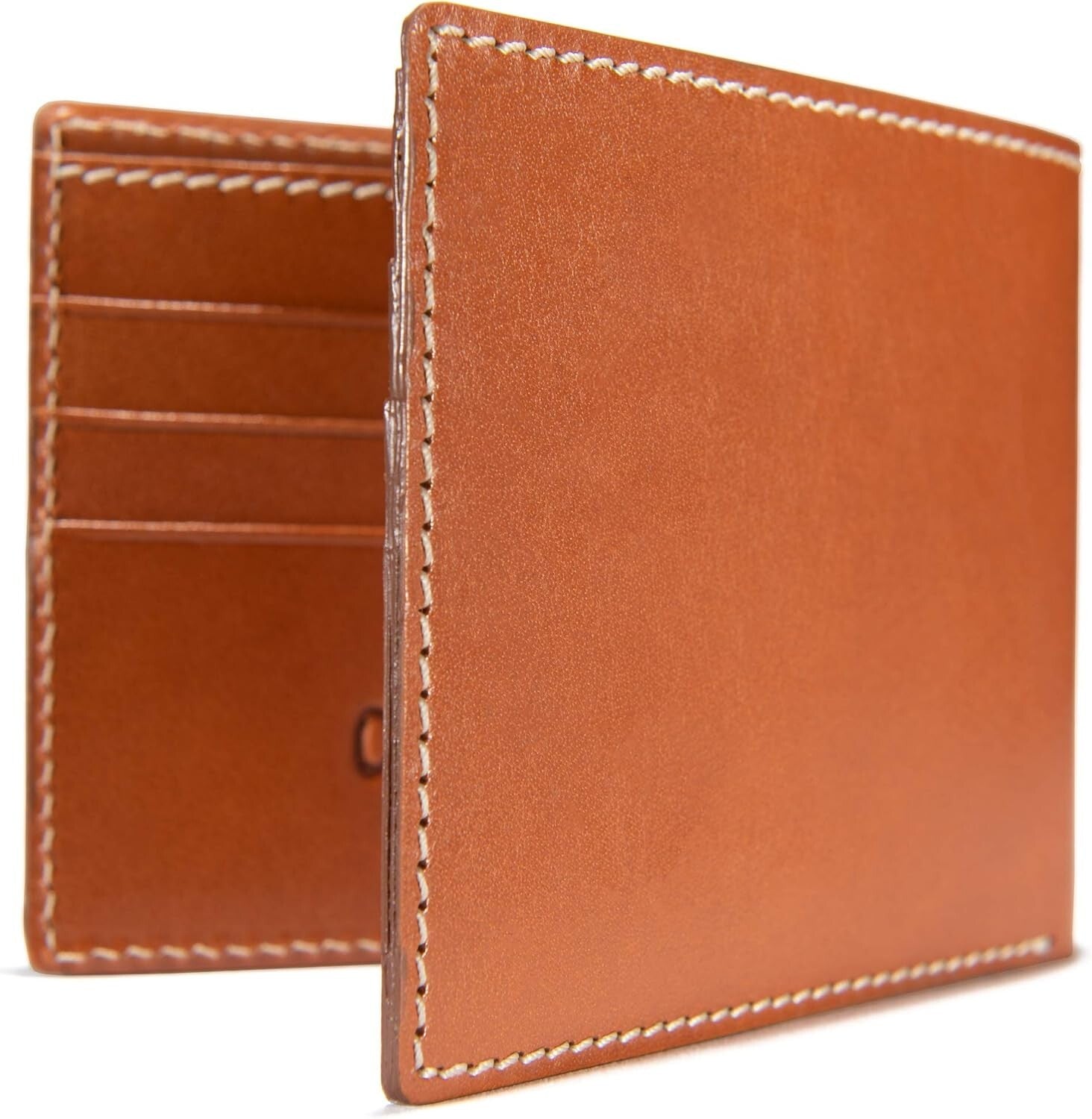 Elegantly Crafted Men's Billfold Wallet with Six Card Slots and Divider