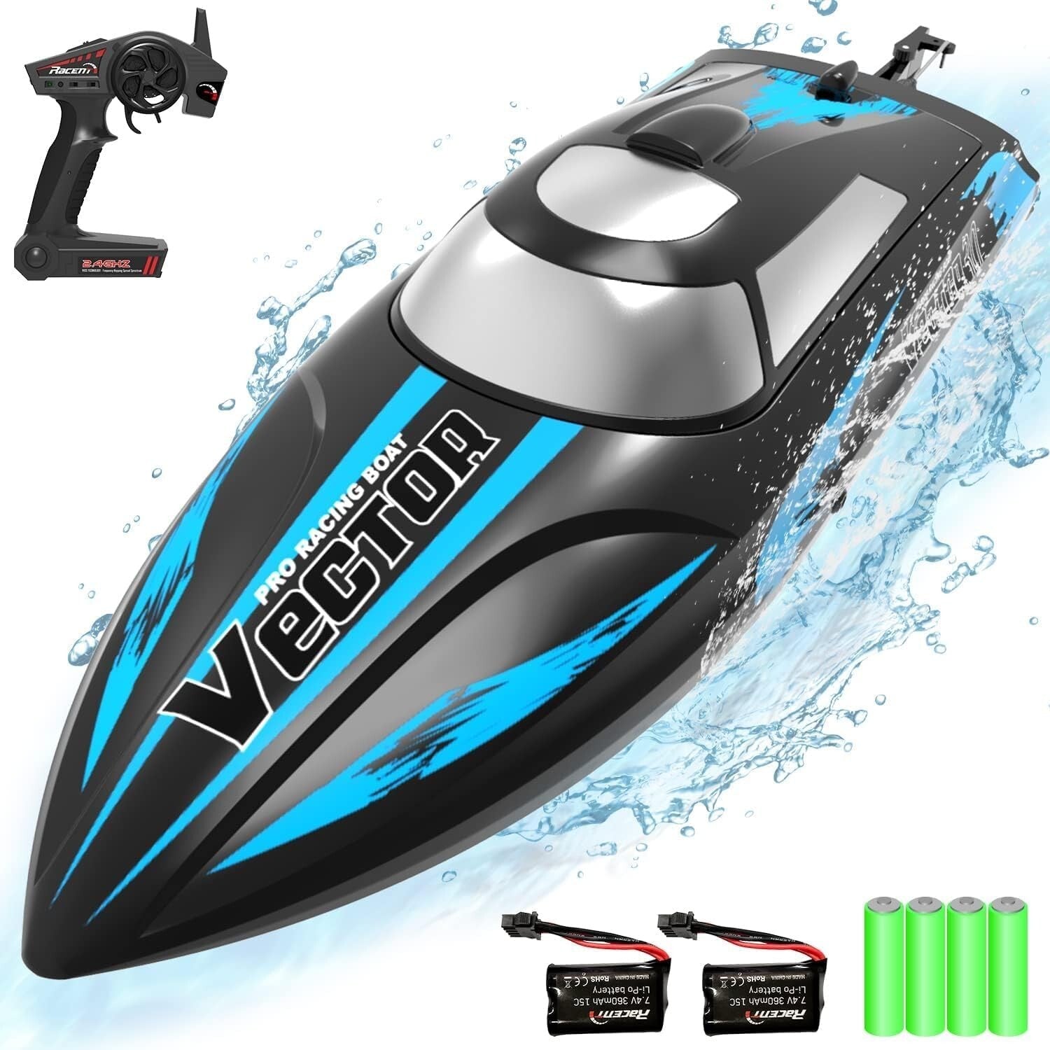 Exciting Remote Control Boat for Pools & Lakes - Supports Multiplayer Racing