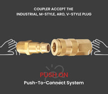 Load image into Gallery viewer, High Flow Brass 1/4 Inch NPT Air Coupler Kit - 28 Pieces for Optimal Performance