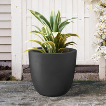 Load image into Gallery viewer, Spacious Round Concrete Planter - Indoor/Outdoor 18" Pot for Healthy Plants