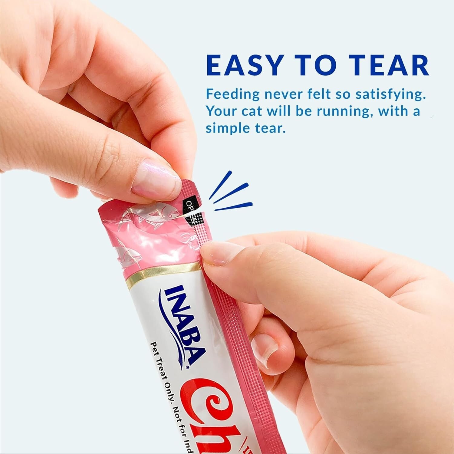 Interactive Churu Tuna Treats, Creamy & Grain-Free - 60 Servings for All Cats