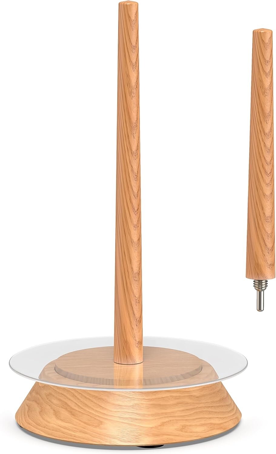 Ergonomic Yarn Holder with Bearing Spinner for Effortless Crafting - 1.2 lb