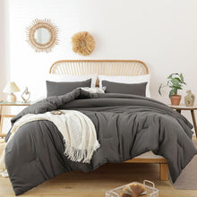 Load image into Gallery viewer, Super King Plus 128x120 Comforter and Pillowcases - Lightweight Boho Bedding Set