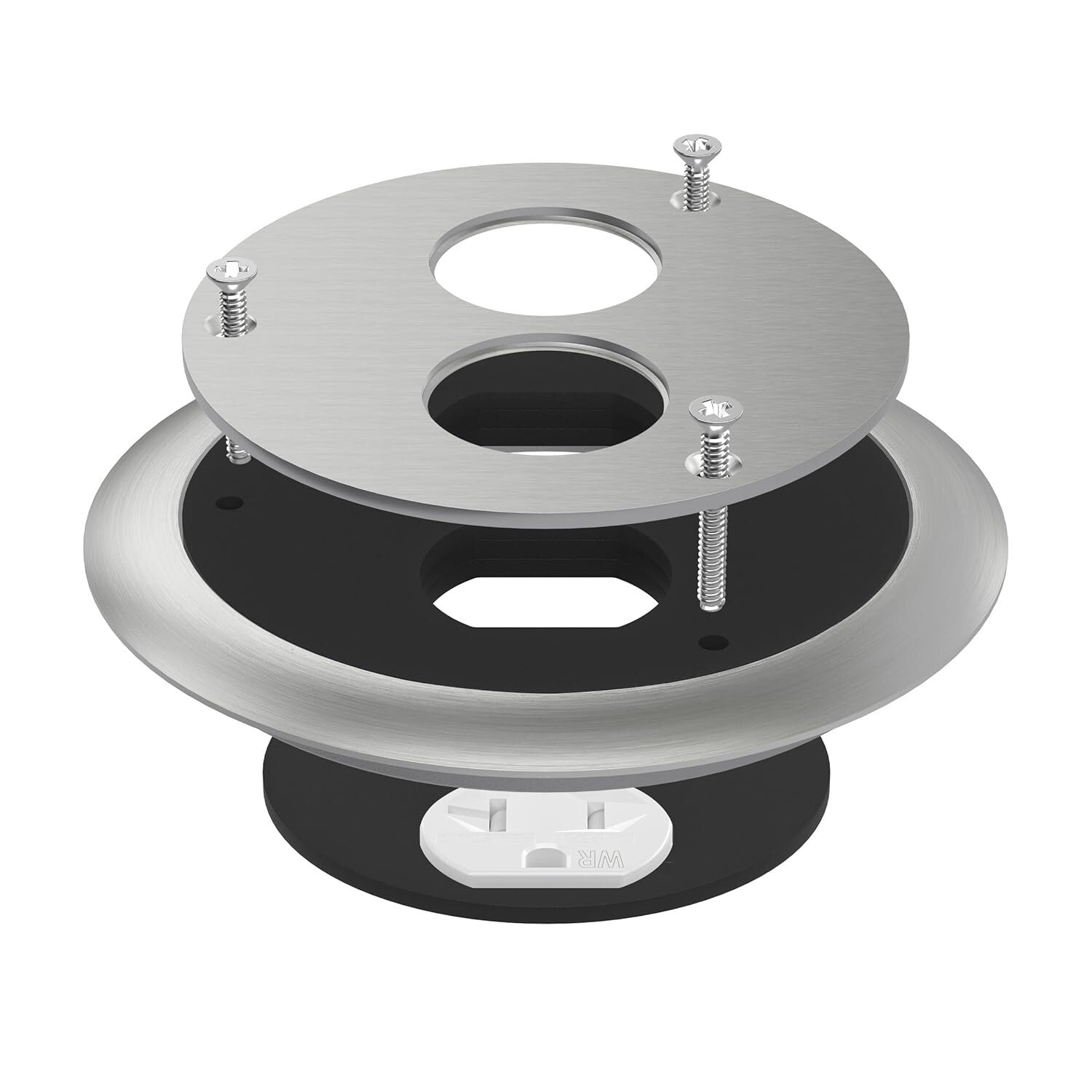 Durable 4" Round Power Box with Tamper Resistant and Weatherproof Capabilities