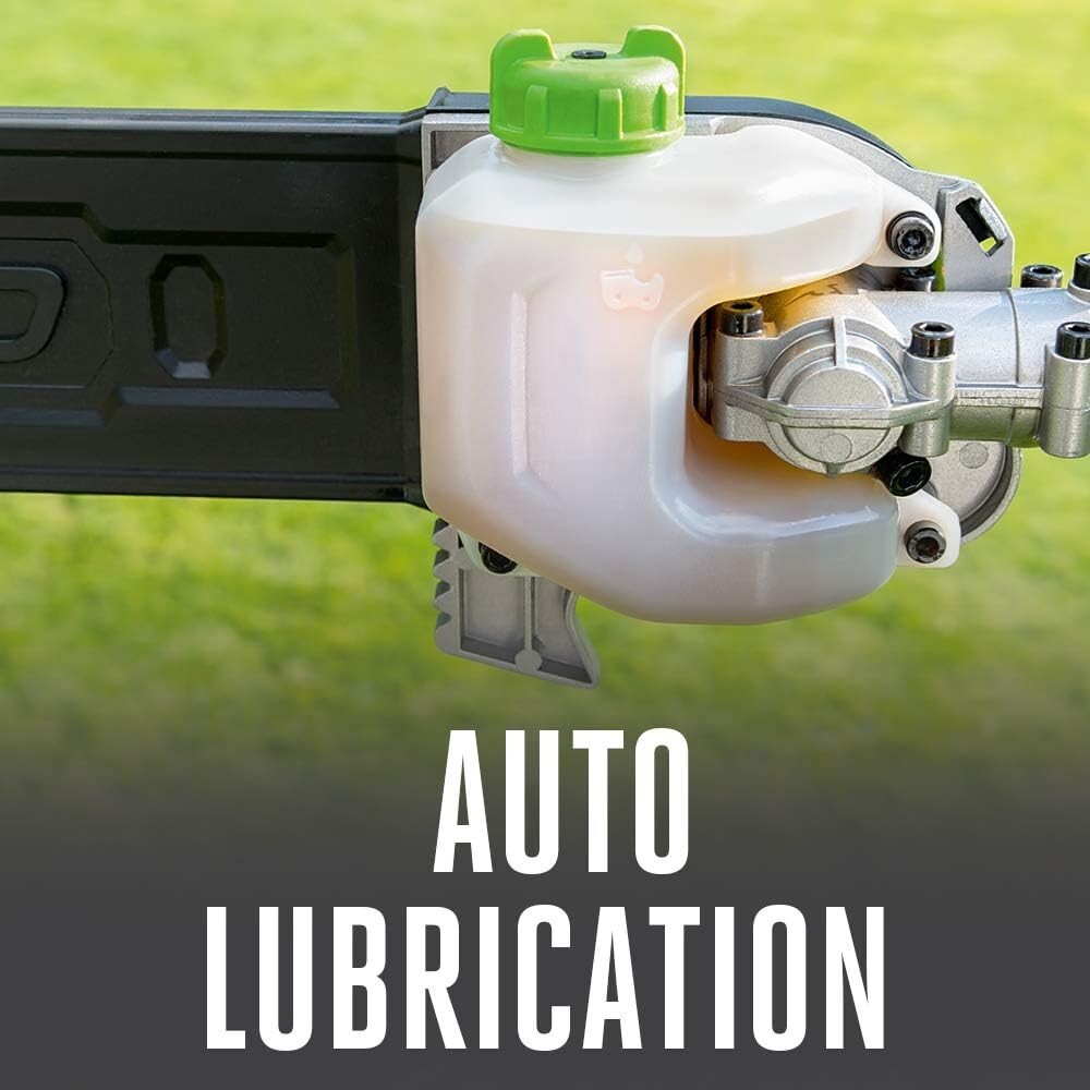 56V Battery-Powered Pole Saw Attachment for Efficient Tree Maintenance - 10-Inch