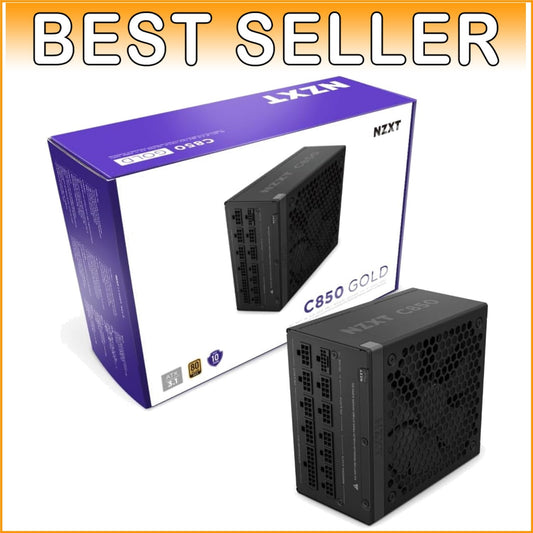 Whisper-Quiet 850W ATX Power Supply - 80 PLUS Gold Efficiency & Compact Design