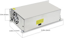 Load image into Gallery viewer, Efficient 24V 25A Adapter with Built-in Cooling Fan - LED &amp; Electronics Power