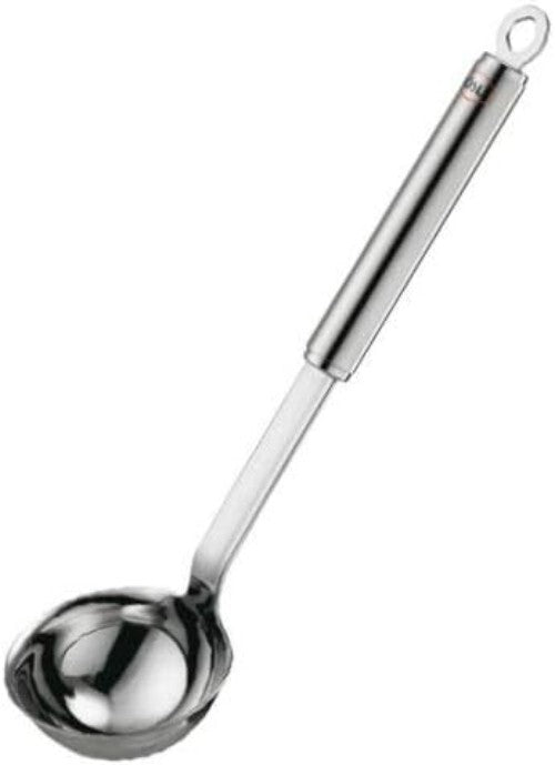 5.4-Ounce Stainless Steel Serving Ladle with Rounded Handle - Elegant Design